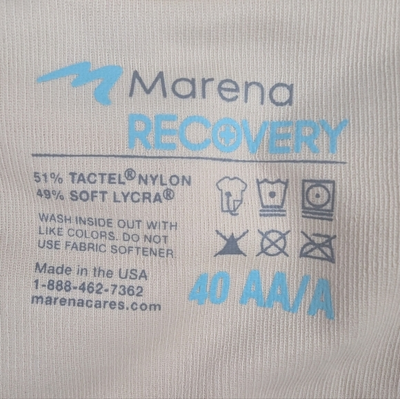 Marena Recovery Size 40AA/A Bra In Nude Fromt Hooks And Shoulder Hooks - Picture 3 of 9